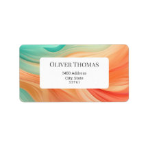 Abstrato terracotta e água verde-jade