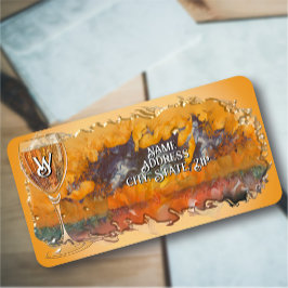 Etiqueta Abstrato Wine Sunset 0612 Address