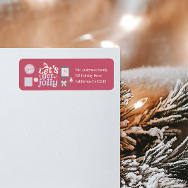 Etiqueta Açafrão Quebra-Nozes Natal Pastel Retrô