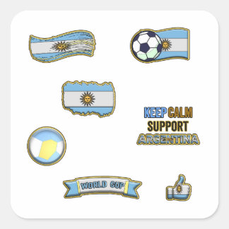 etiqueta adesiva de futebol argentina