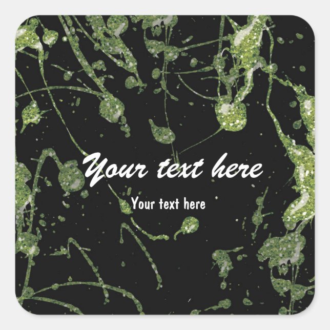 Etiqueta adesiva de parte do pulverizador verde pa (Frente)