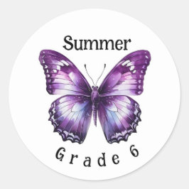Etiqueta Adesiva Nome Personalizado Butterfly Esco