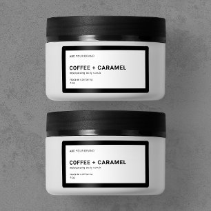 Etiqueta Adicionar Marca Produto de cor editável minimalist