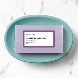 Etiqueta Adicionar Marca Produto de cor editável minimalist