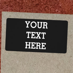 Etiqueta Adicione seu próprio texto personalizado aqui pret