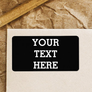 Etiqueta Adicione seu próprio texto personalizado aqui pret