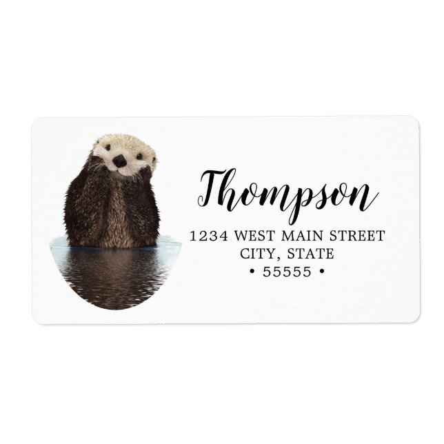 Etiqueta Adorável Morte Sorridente no Lago (Frente)