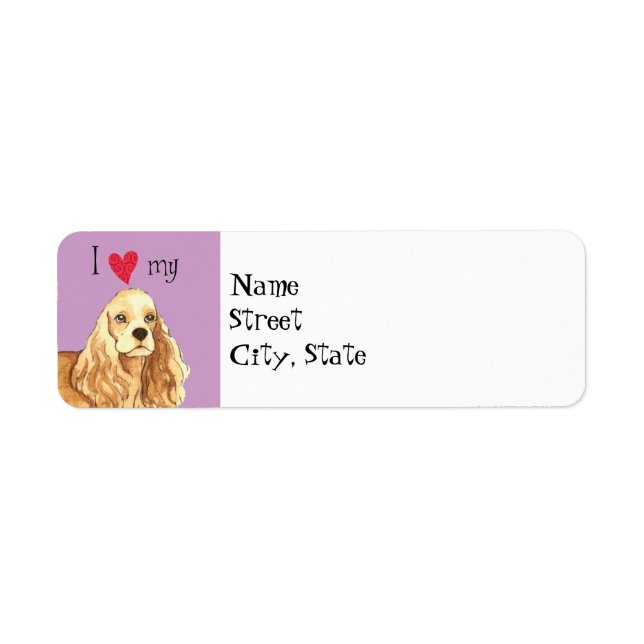 Etiqueta Adoro o meu coqueiro espanhol (Frente)