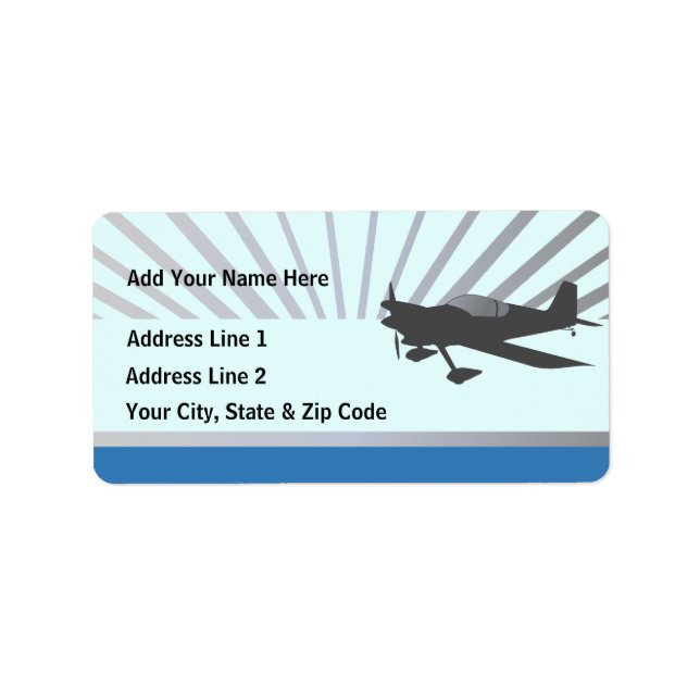 Etiqueta Aeronaves Experimentais (Frente)