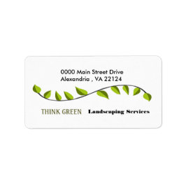 Etiqueta Agricultura Botânica Paisagem Vegetal Orgânica