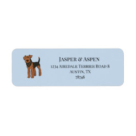 Etiqueta Airedale Terrier Address