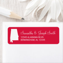 Alabama em Branco e Vermelho