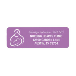 Etiqueta Aleitamento Consultante Clínica Roxo Endereço de R