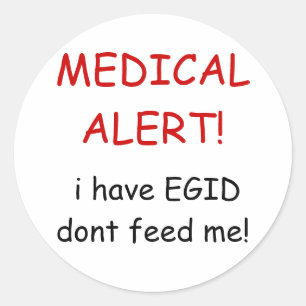 Etiqueta ALERTA MÉDICA