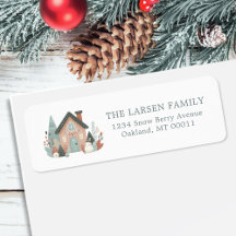 Algodão de Natal de inverno em branco