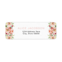 ALICE Blush Primavera Summer Floral Return Endereç