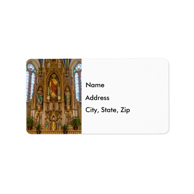 Etiqueta Altar Na Rua Peter Address Labels (Frente)