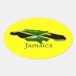 Etiqueta amarela de Jamaica