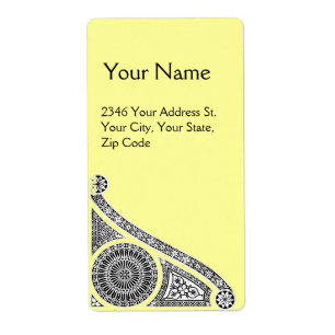 Etiqueta Amarelo de renascença