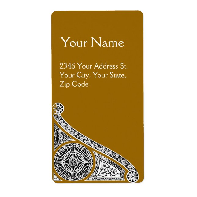 Etiqueta Amarelo de renascença (Frente)