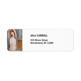 Etiqueta Amedeo Modigliani - Retrato Jeanne Hebuterne #1