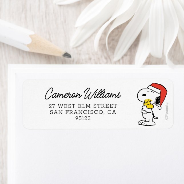 Etiqueta Amendoins | Abraços de Férias Snoopy & Woodstock (Insitu)