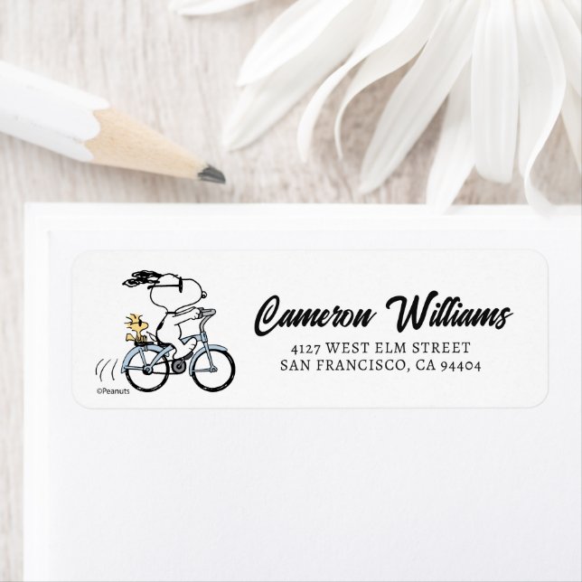 Etiqueta Amendoins | Bicicleta Snoopy & Woodstock (Insitu)