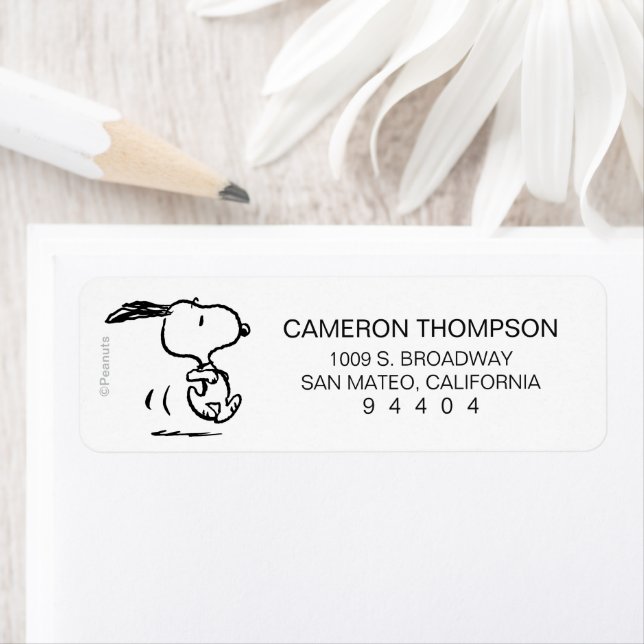 Etiqueta Amendoins | Snoopy Running (Insitu)