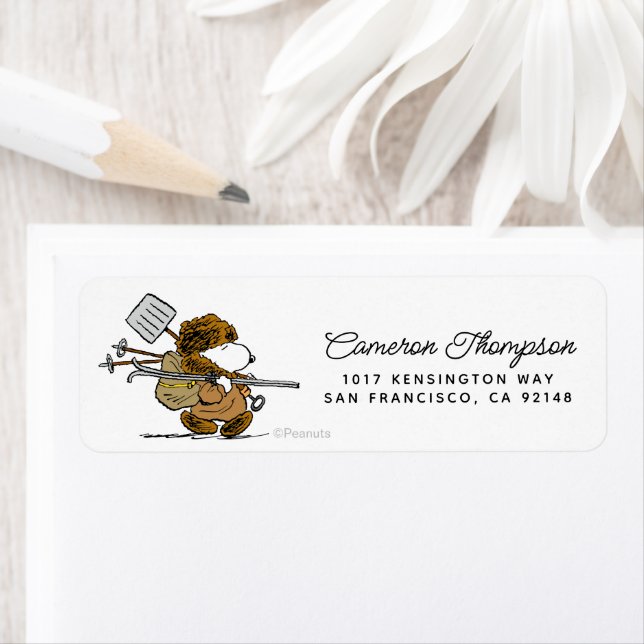 Etiqueta Amendoins | Snoopy Snow Warrior (Insitu)