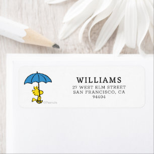 Etiqueta Amendoins Woodstock Blue Umbrella