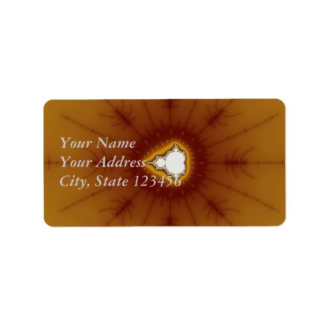 Etiqueta América Nativa - Fractal (Frente)