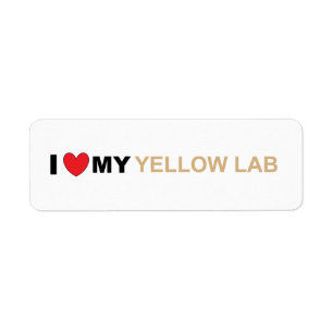 Etiqueta Amor amarelo LR