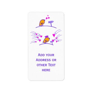 Etiqueta AMOR ECHO - Pássaros Cômicos Tweetlercools 3