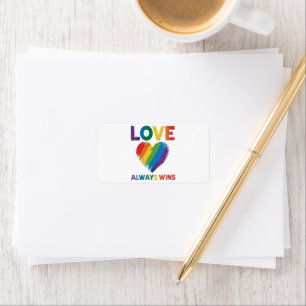 Etiqueta Amor Sempre Vence LGBT