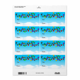 Etiqueta Ampolas do Feliz Natal