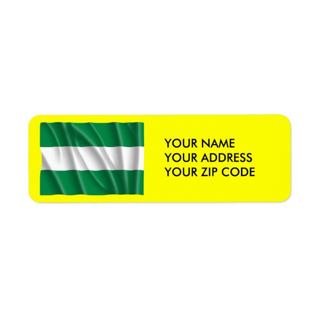 ETIQUETA ANDALUCIA FLAG (Frente)