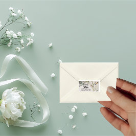 Etiqueta Anel BOHO de Flores e Ramificações Endereço de Dev