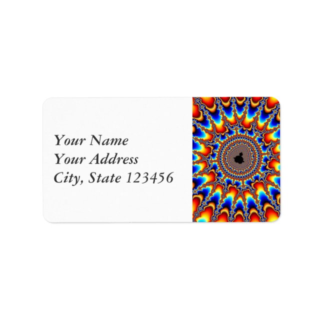 Etiqueta Anel de chamas (Frente)