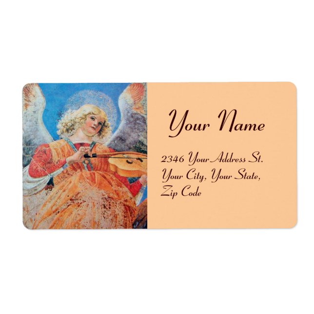 ETIQUETA ANGEL DO NATAL DO FAZER DE MÚSICA (Frente)