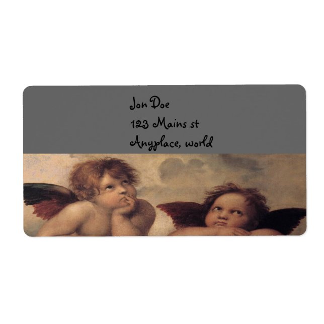 Etiqueta Angel Power (Frente)