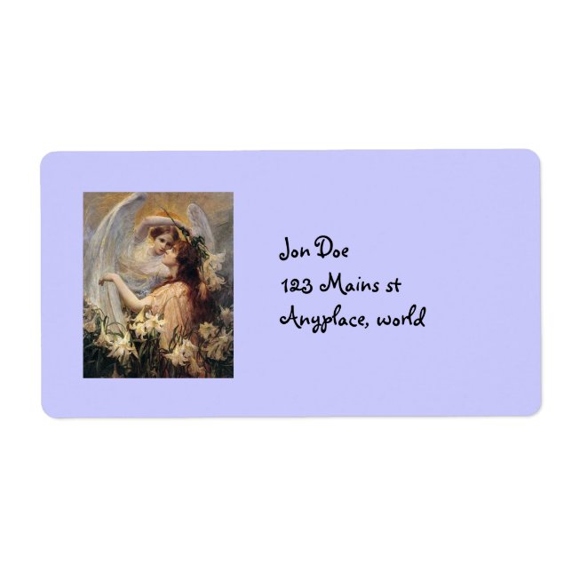 Etiqueta Angel Power (Frente)