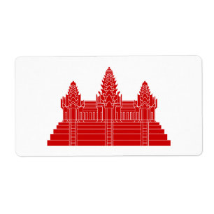 Etiqueta Angkor Wat Ver.2.0. Templo do Khmer