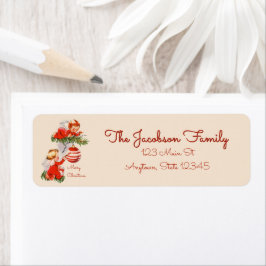 Etiqueta Ângulos decorando a árvore de Natal