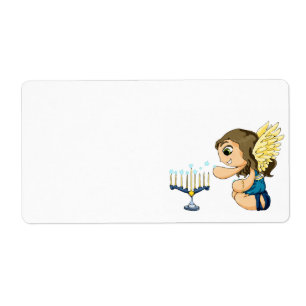 Etiqueta Anjo de Menorah