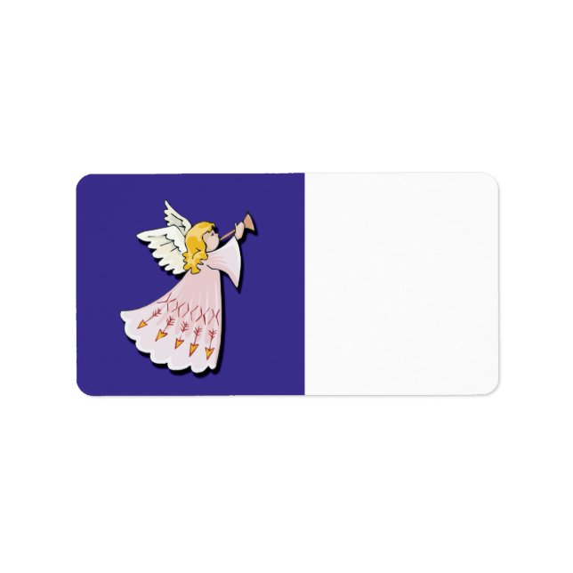 Etiqueta Anjo de Natal (Frente)