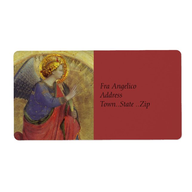 Etiqueta Anjo no Dourado (Frente)