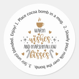 Etiqueta anti-bomba de chocolate quente