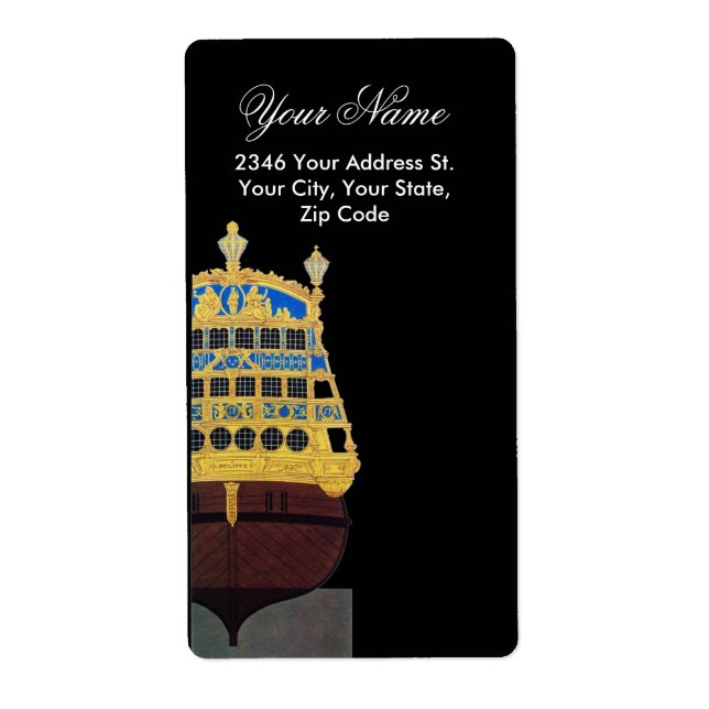 ETIQUETA ANTIQUE GALLEON (Frente)