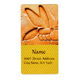 ETIQUETA ANTÍQUIO EGÍPCIA MEL DE ABELHA