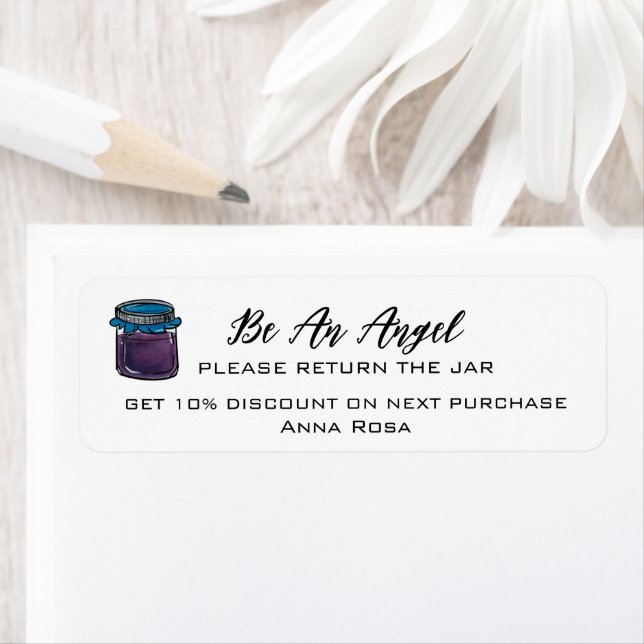 Etiqueta *~* AP30 DISCOUNT PROMO Canning Mason Jar de devol (Insitu)